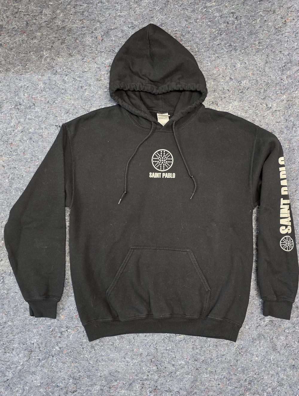 Kayne West Saint Pablo Tour Hoodie Black Womens Medium